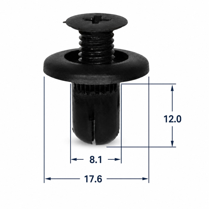 Клипса пластиковая Hyundai, Kia, Ford, Mazda ОЕМ: 8659028000, MB45556143, 0G03250037A (подкрылки, брызговики, защита колесных арок) Клипса пластиковая Hyundai, Kia, Ford, Mazda ОЕМ: 8659028000, MB45556143, 0G03250037A (подкрылки, брызговики, защита колесных арок)